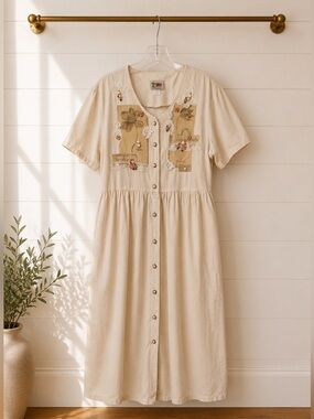 VINTAGE Cactus California Cotton Dress